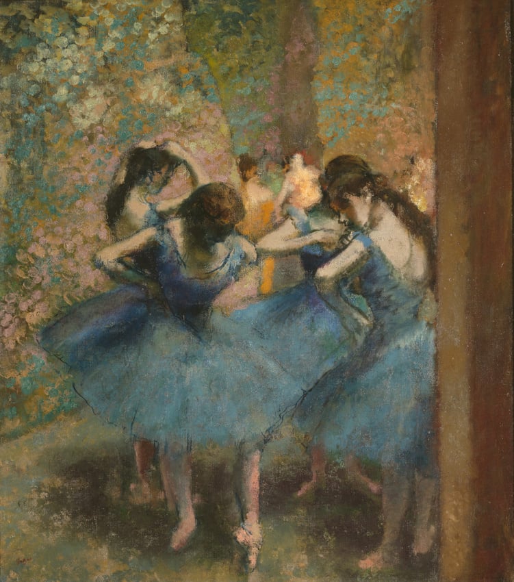 Danseuses-Bleues-Degas