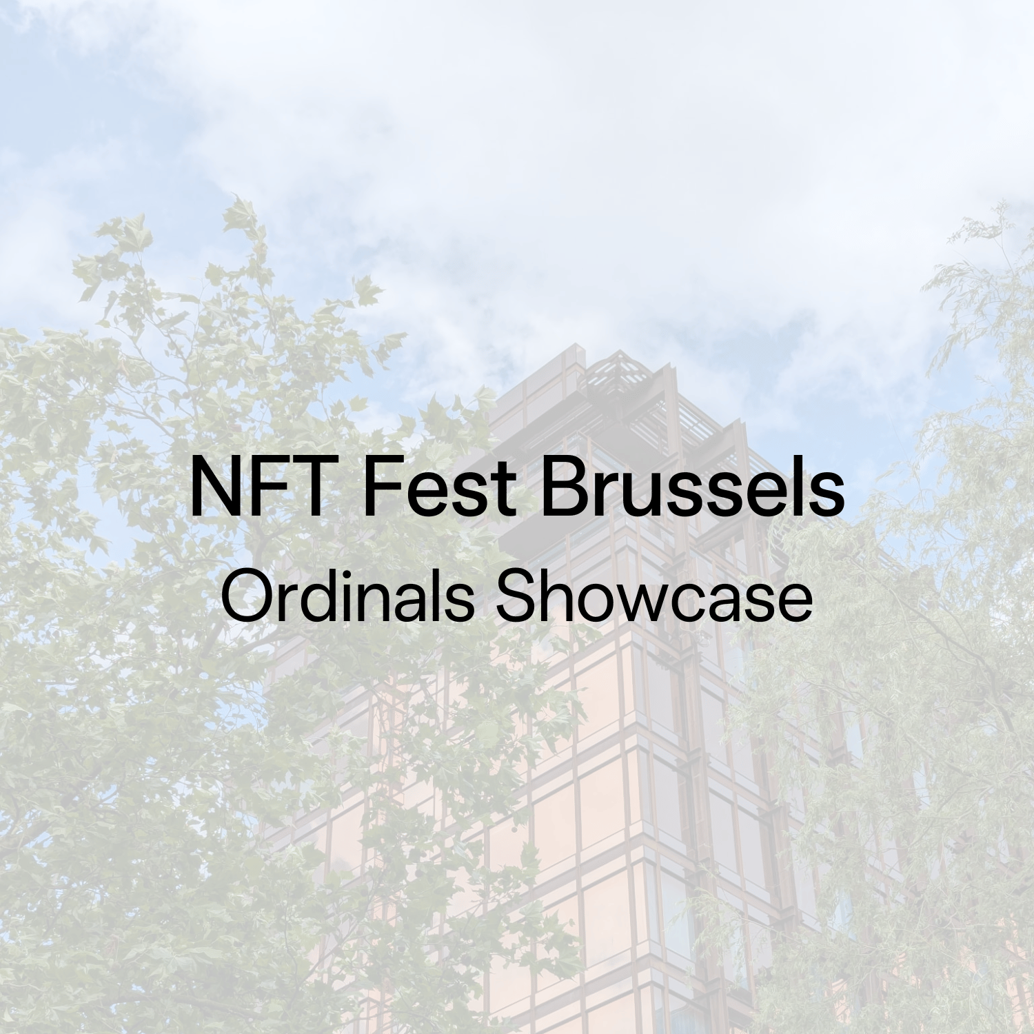 NFTFest Brussels Ordinals showcase