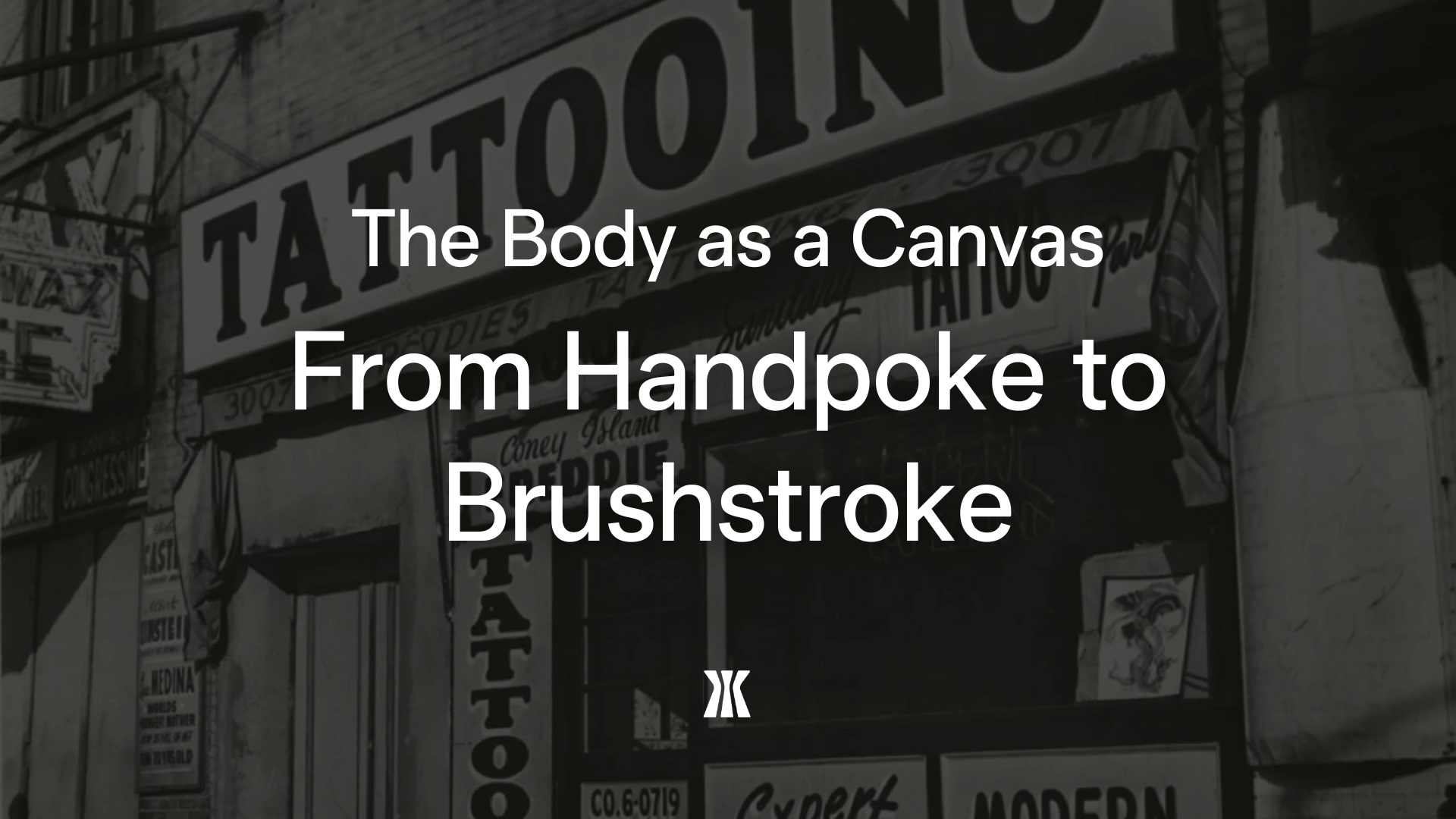 The Body as a Canvas: From Handpoke to Brushstroke