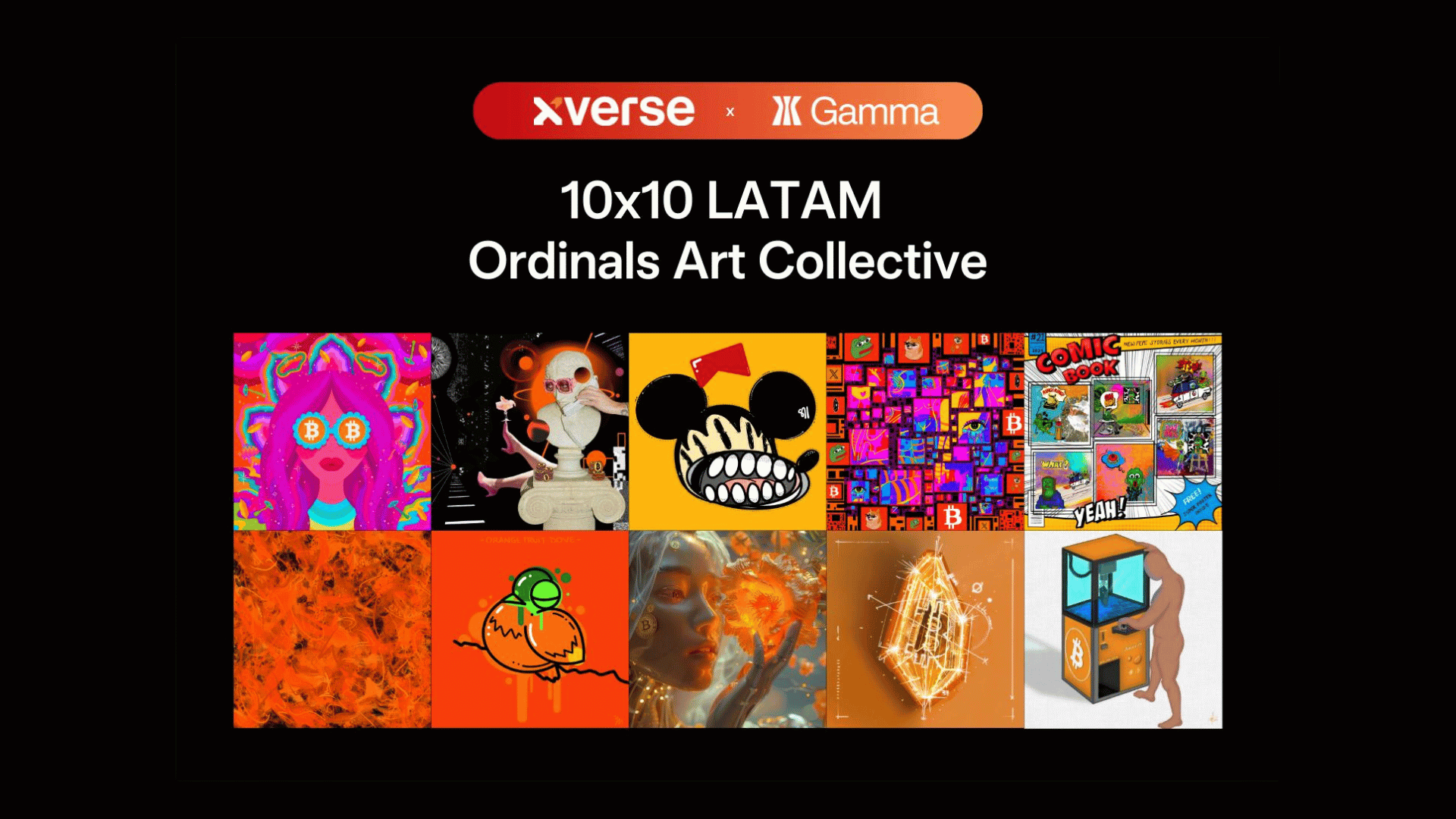 10x10 LATAM Ordinals Art Collective